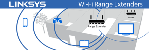 Linksys Wi-Fi Range Extenders