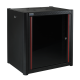 MIRSAN MR.WTN07U45.01 :: Wall Type NETWORK Cabinet - 600 x 450 x 423 mm / 7U, Black