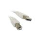 ROLINE S3105-100 :: USB 2.0 Cable, Type A-B, beige, 4.5 m