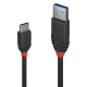 LINDY 36916 :: Kабел USB 3.1 Type A към Type C, M-M, Black Line 1m