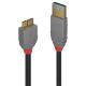 LINDY LNY-36767 :: 2m USB 3.0 Type A to Micro-B Cable, Anthra Line