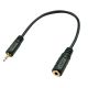 LINDY LNY-35698 :: 2.5mm Male to 3.5mm Female Audio Adapter 