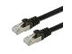 VALUE 21.99.0971 :: Cable FTP Cat.6 (Class E), extra-flat, black, 1m