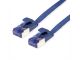 VALUE 21.99.2150 :: Cable FTP Cat.6A (Class EA), extra-flat, blue, 0.5m