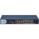 HIKVISION DS-3E0318P-E/M(C) :: 18 -портов 10/100 суич, 8 PoE порта + 2 uplink, Switch L2, Unmanaged 802.3af/at, 130W, 300м