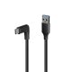 LINDY LNY-32014 :: Кабел USB 3.2 Type-A към USB-C 90°, под ъгъл, десен, 1.5м 