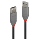 LINDY LNY-36691 :: Кабел USB 2.0 Type A-А, Anthra Line, M/M, 0.5 м