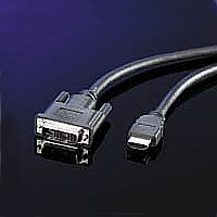 ROLINE 11.04.5532 :: DVI към HDMI кабел, DVI M - HDMI M, 3.0 м