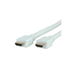 ROLINE 11.04.5587 :: ROLINE HDMI High Speed кабел с Ethernet, HDMI M - HDMI M, бял, 2.0 м