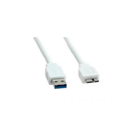 VALUE 11.99.8875 :: USB 3.0 кабел, USB A - Micro USB B, 2.0 м, бял цвят