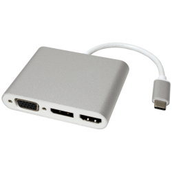 ROLINE 12.03.3230 :: ROLINE USB Type C - VGA/HDMI/DP Adapter, M/F