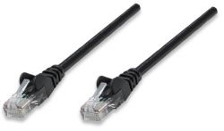 INTELLINET 320757 :: Network Cable, Cat5e, UTP, RJ-45 Male / RJ-45 Male, 2.0 m, Black