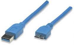 MANHATTAN 325424 :: SuperSpeed USB Device Cable, 2.0 м