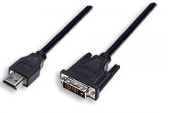 MANHATTAN 372503 :: Кабел за монитор HDMI М - DVI-D M dual link, 1.8 м