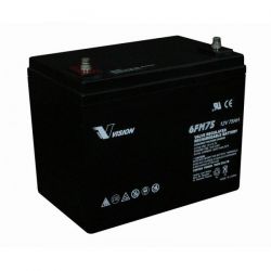 VISION 6FM75-X :: Rechargeable battery, 12 V, 75 Ah
