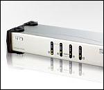 ATEN CS1744 :: Dual-View KVMP превключвател, 4x 1, USB