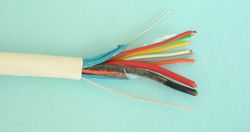 ELAN 027061 :: Alarm Cable, 2x 0.75 + 6x 0.22, 250V, Ø 5.80 mm, Shielded, 100 m