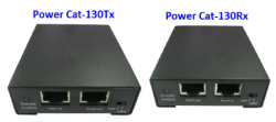 ENCONN PowerCat130T/R :: PoE + Ethernet екстендър, 10/100 Mbps, 300 м max, Cat. 5e/6