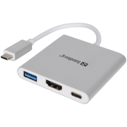 SANDBERG SNB-136-00 :: Докинг станция USB-C към HDMI + USB