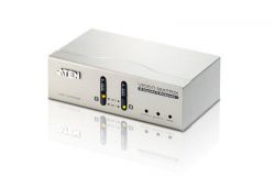 ATEN VS0202 :: 2-Port Video Matrix превключвател, 2 входа, 2 изхода, 300 MHz, 1920x1440@60Hz, до 65 m