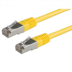 VALUE 21.99.1322 :: S/FTP Patch кабел, Cat.6, PiMF, 0.5 м, Жълт
