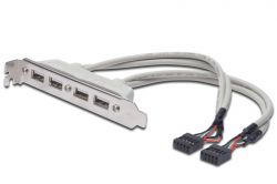 ASSMANN AK-300304-002-E :: DIGITUS USB Slot Bracket кабел с планка