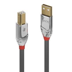 LINDY LNY-36645 :: USB 2.0 Type A to B Cable, Cromo Line, 7.5m