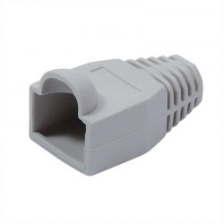 VALUE 12.99.0000 :: Kink protection hood for RJ-45 connector, grey, 10 pcs. 