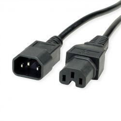 VALUE 19.99.1121 :: Power Cable IEC320/C14 Male - C15 Female, black, 1 m
