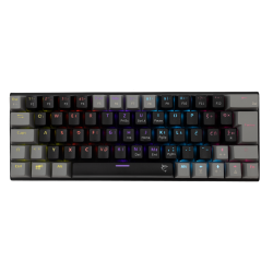 WHITE SHARK WAKIZASHI-US-B-G-RED.SW :: MECHANICAL KEYBOARD, GK-002111 WAKIZASHI, red switches, black-grey