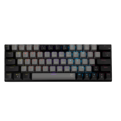 WHITE SHARK WAKIZASHI-US-G-B-RED.SW :: MECHANICAL KEYBOARD, GK-002711 WAKIZASHI, red switches, grey-black