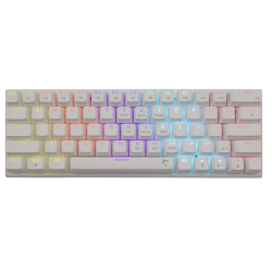 WHITE SHARK WAKIZASHI-US-W-RED.SW :: MECHANICAL KEYBOARD, GK-002211 WAKIZASHI, red switches, white