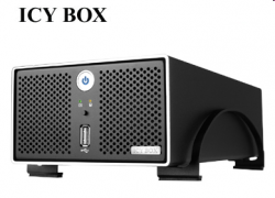 ICYBOX IB-NAS4220-B :: Dual RAID NAS for two 3.5" SATA HDDs, Gigabit LAN, USB