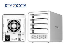 ICYBOX MB-561US-4S :: 3.5" SATA HDD case, internal PSU, USB 2.0 and port multiplier eSATA interface