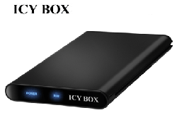 ICYBOX IB-266StUS-B :: Алуминиева комбинирана кутия за 2.5" SATA дискове, USB + eSATA