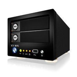 ICYBOX IB-NAS6220 :: 2x 3.5" HDD Network Mediaserver