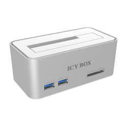 ICYBOX IB-111HCr-U3 :: Hard didk docking station for SATA HDDs and SSDs with USB 3.0 and a card reader