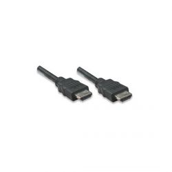 MANHATTAN 391528 :: High Speed HDMI Display Cable, HDMI Male to Male, Shielded, Black/Gray, 3 m (10 ft.)