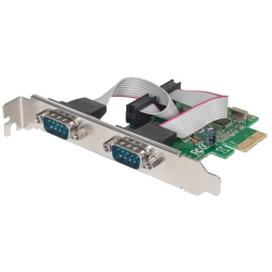 MANHATTAN 152082 :: Serial PCI Express Card, 2 Ports DB9 RS232, x1 Lane