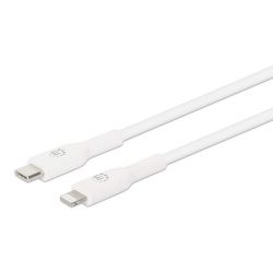 MANHATTAN 394529 :: USB-C Male to MFi-Certified 8-Pin Lighting Male, 2 m