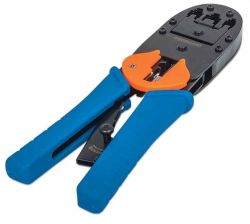 INTELLINET 211048 :: Universal Modular Plug Crimping Tool, For RJ45, RJ12 and RJ11 modular plugs