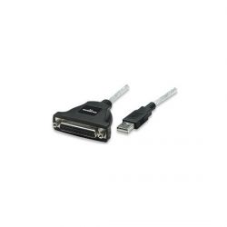 MANHATTAN 336581 :: USB to Parallel Printer Converter, USB A to DB25