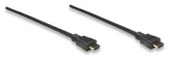 MANHATTAN 322539 :: High Speed HDMI Cable, HDMI Male to Male, Shielded, Black, 10 m (33 ft.)