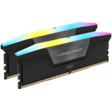 Corsair DDR5, 5600MT/s 32GB 2x16GB DIMM, Unbuffered, 40-40-40-77, XMP 3.0, VENGEANCE RGB DDR5 Black Heatspreader, RGB LED, 1.25V, EAN:0840006600213