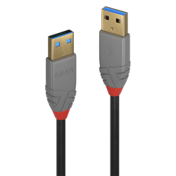 LINDY LNY-36754 :: Cable LINDY Anthra Line USB 3.2 Type A-A, M/M, 5m 