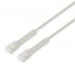 INTELINET 745116 :: Patch cable Cat.6a F/FTP FlexiBoot Slim Network Patch Cable, 0.3 m, Gray