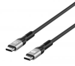 MANHATTAN 356374 :: Cable USB4 Type-C 1m 40Gbps 8K@60Hz, 240W , black, 1m