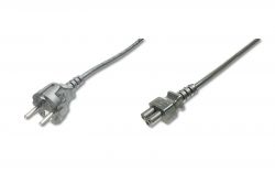 ASSMANN AK-440115-008-S :: Power cable Shuko to 3-pin C5 (Compaq) notebook plug 0.75m, black