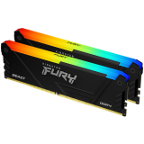 Kingston 16GB 3200MT/s DDR4 CL16 DIMM (Kit of 2) FURY Beast RGB, EAN: 740617337532