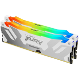 Kingston 64GB 6000MT/s DDR5 CL32 DIMM (Kit of 2) FURY Renegade RGB White XMP, EAN: 740617333442